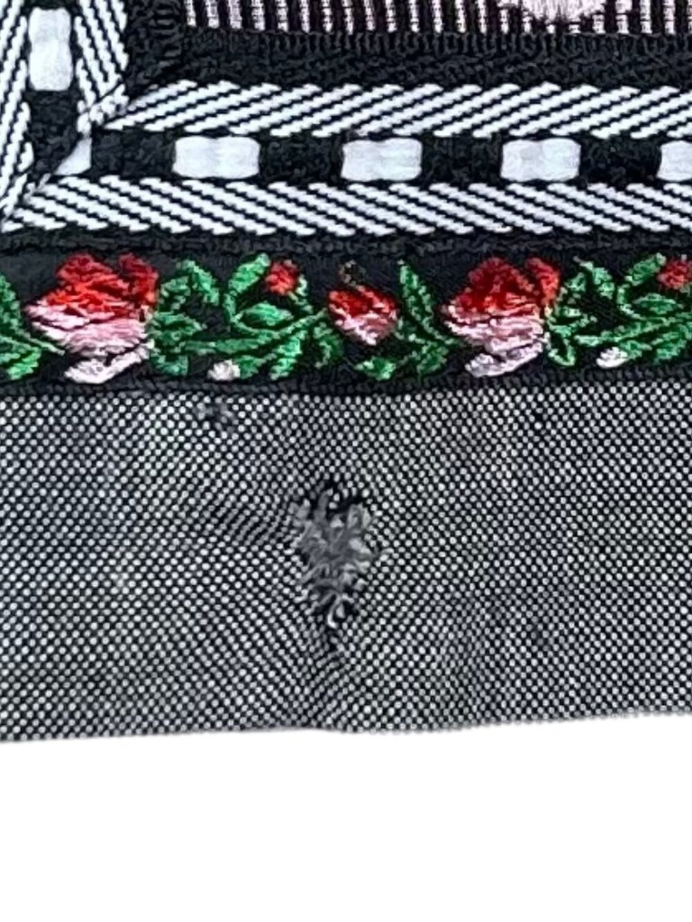 Ala Bonne Renommee Paris Art To Wear Striped Cropped Jacket Size S - Picture 11 of 11